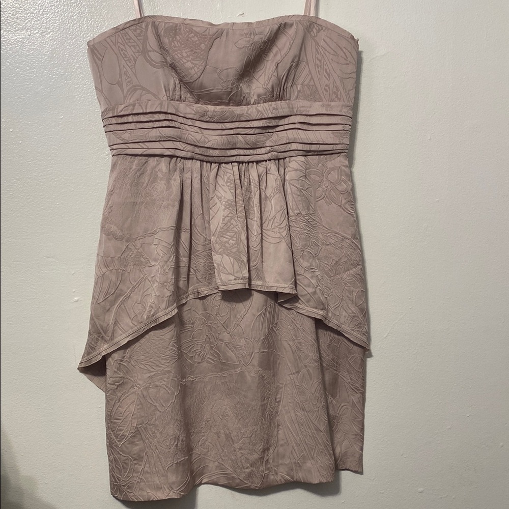 Gorgeous BCBGMAXAZRIA Cocktail Dress with floral design size 12 Prom Cruise New